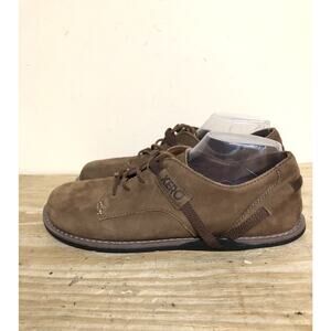 Xero Shoes Mens 9.5 Alston Leather Dress Sneakers Brown Minimalist Barefoot